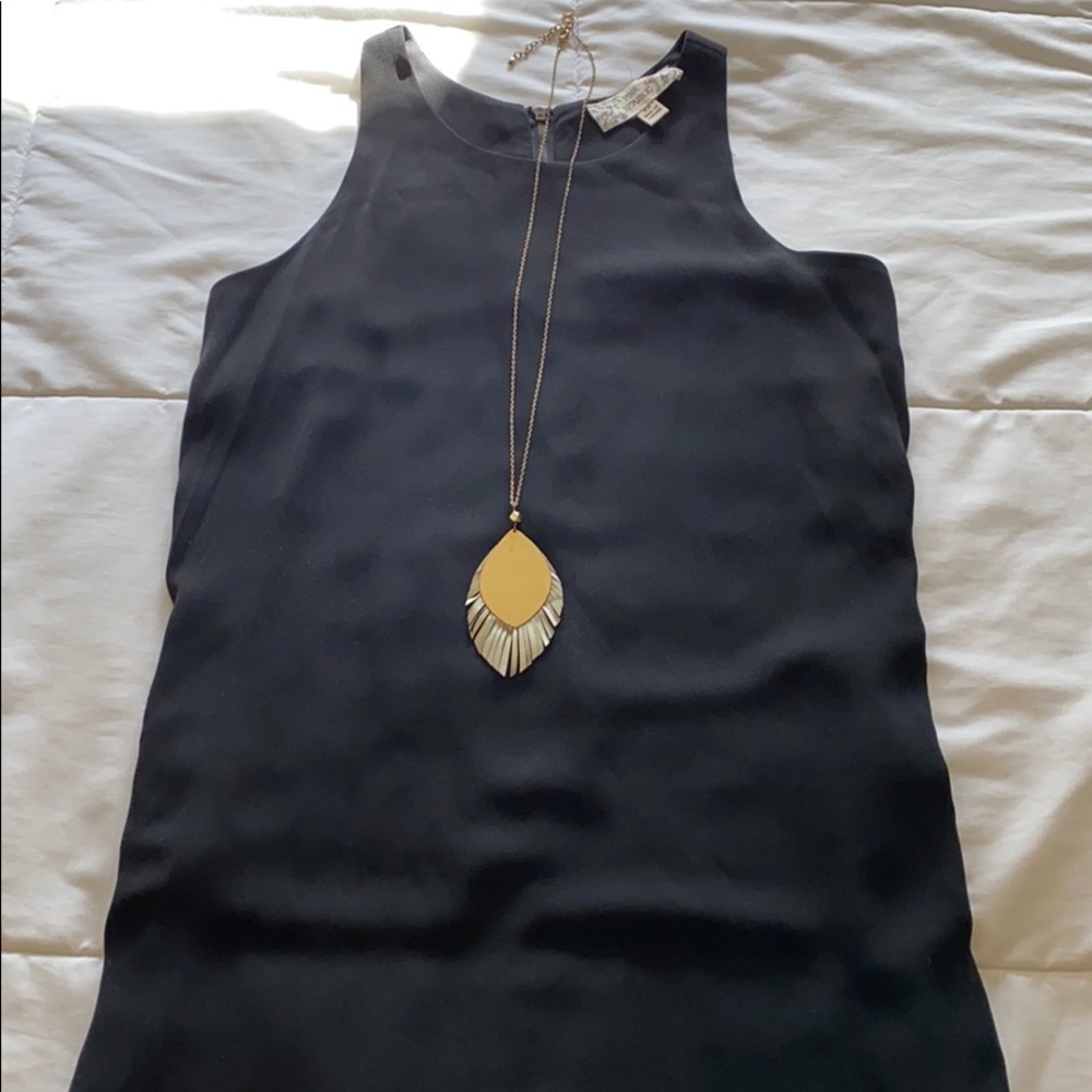 Black dress with rounded hem VGUC